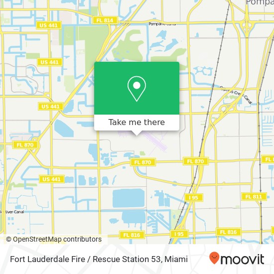 Mapa de Fort Lauderdale Fire / Rescue Station 53