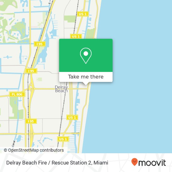 Delray Beach Fire / Rescue Station 2 map