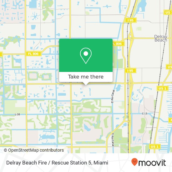 Mapa de Delray Beach Fire / Rescue Station 5