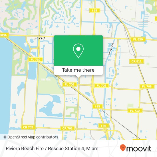 Mapa de Riviera Beach Fire / Rescue Station 4