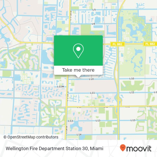 Mapa de Wellington Fire Department Station 30