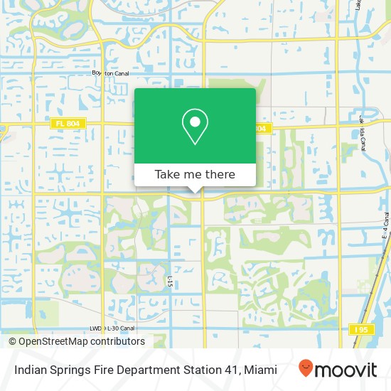 Mapa de Indian Springs Fire Department Station 41