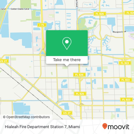 Hialeah Fire Department Station 7 map