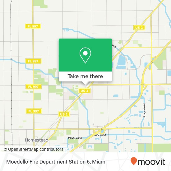Moedello Fire Department Station 6 map