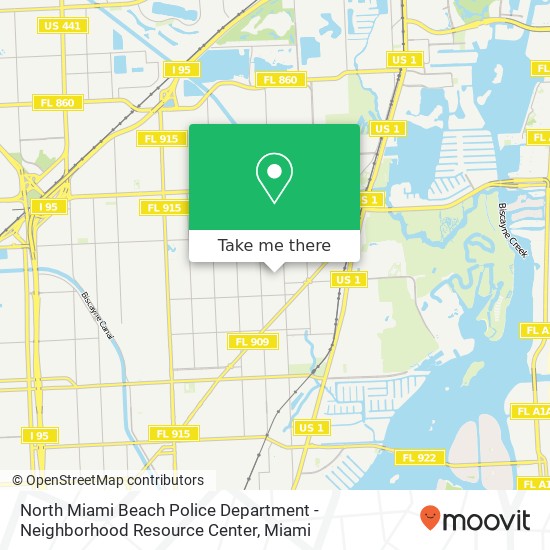 North Miami Beach Police Department - Neighborhood Resource Center map