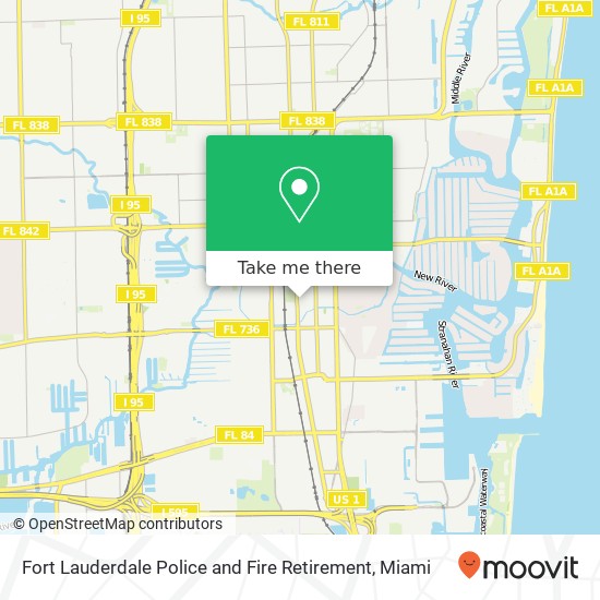Fort Lauderdale Police and Fire Retirement map