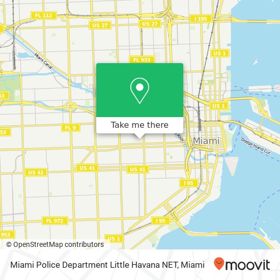 Miami Police Department Little Havana NET map