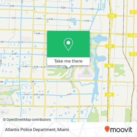 Mapa de Atlantis Police Department