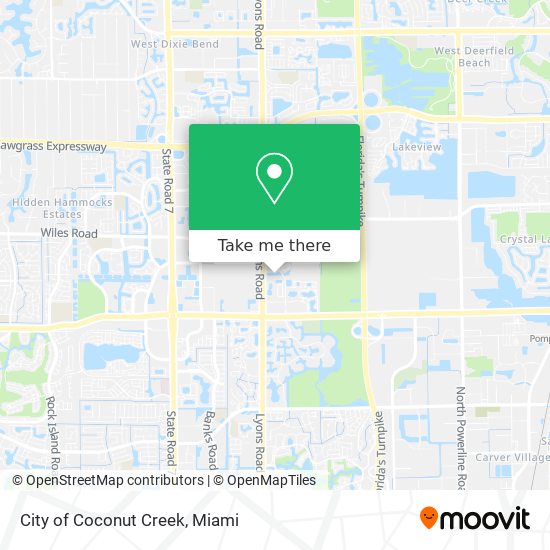 Mapa de City of Coconut Creek