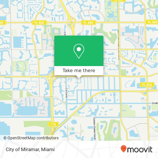 City of Miramar map