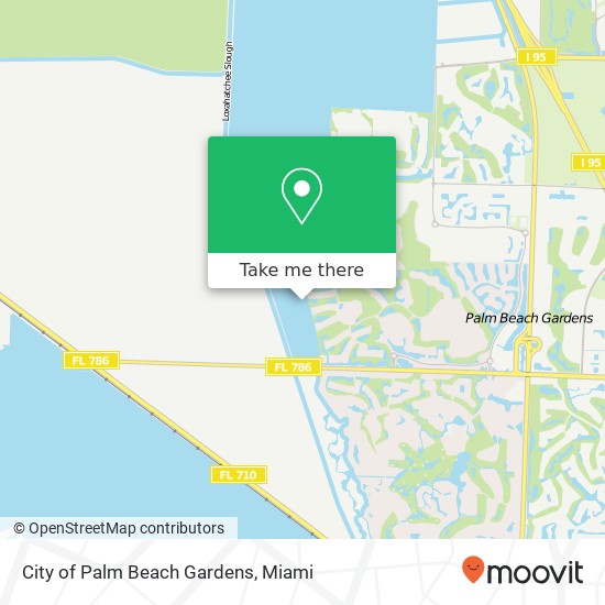 City of Palm Beach Gardens map