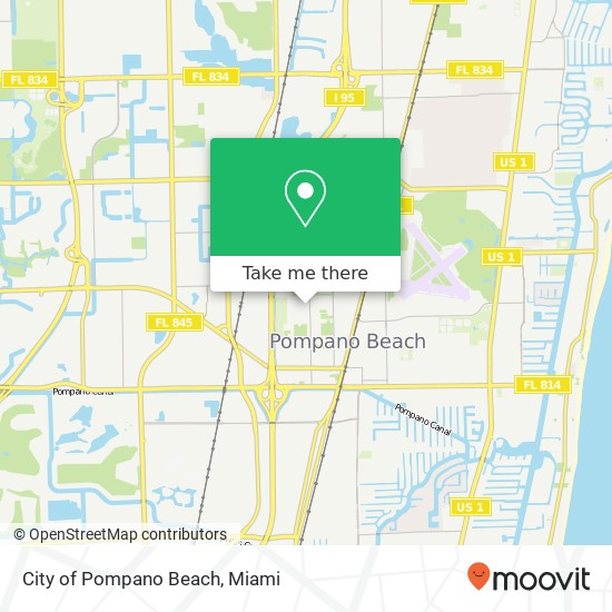 Mapa de City of Pompano Beach