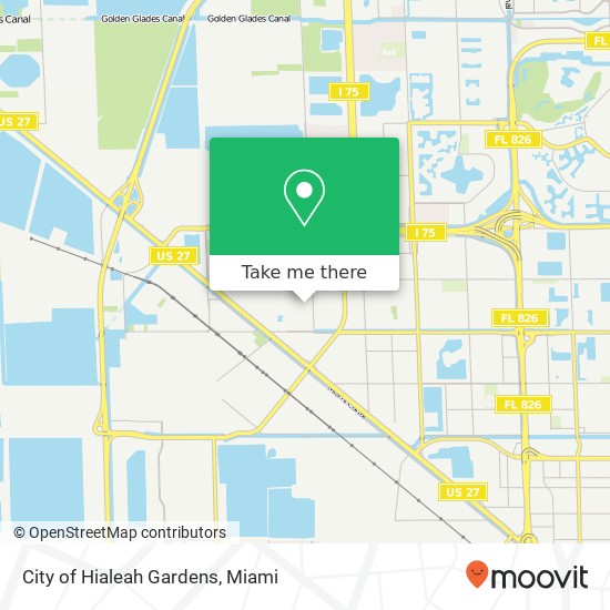 City of Hialeah Gardens map