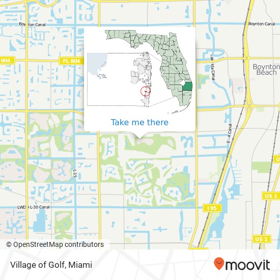 Village of Golf map