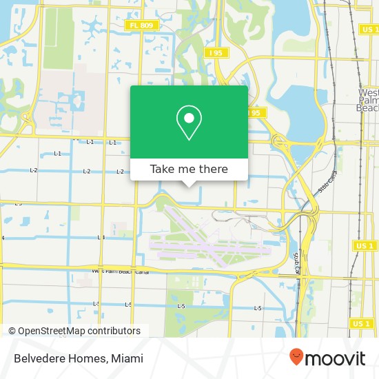 Belvedere Homes map