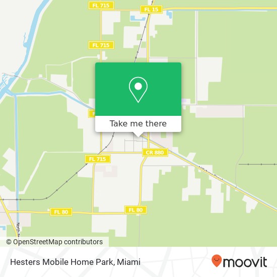 Hesters Mobile Home Park map