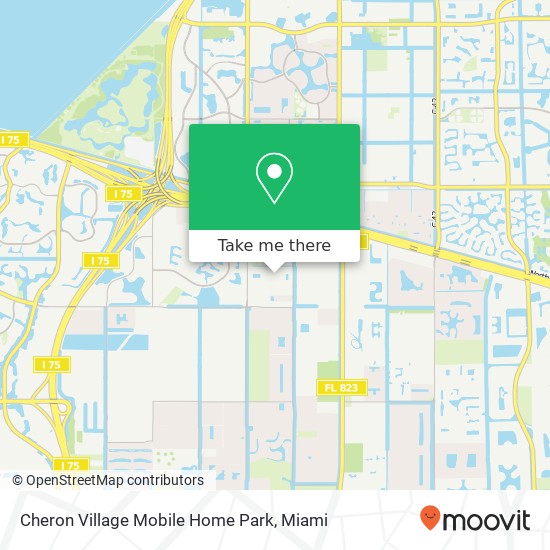 Mapa de Cheron Village Mobile Home Park