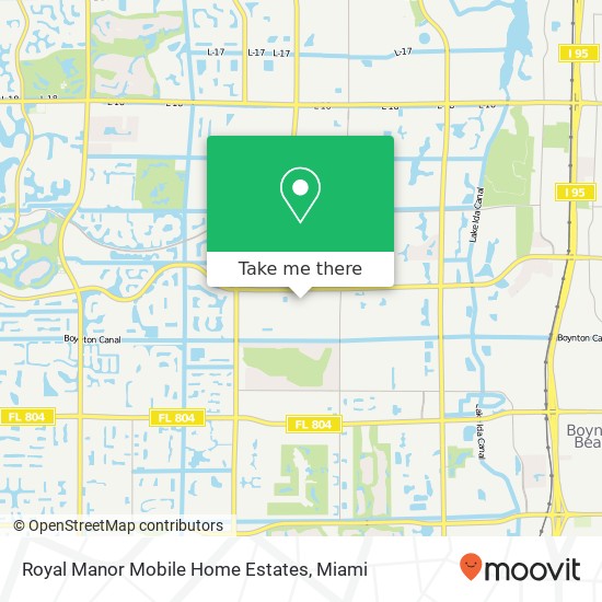 Mapa de Royal Manor Mobile Home Estates