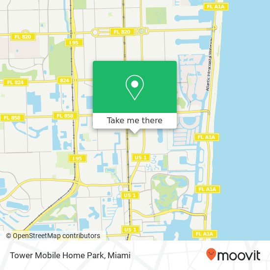 Tower Mobile Home Park map
