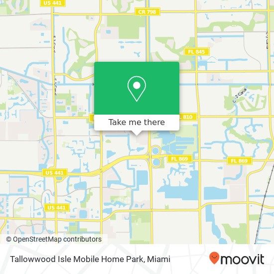 Tallowwood Isle Mobile Home Park map