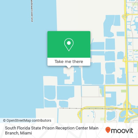 Mapa de South Florida State Prison Reception Center Main Branch
