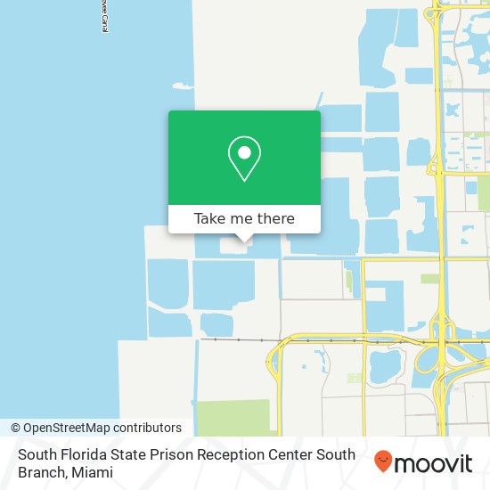 South Florida State Prison Reception Center South Branch map