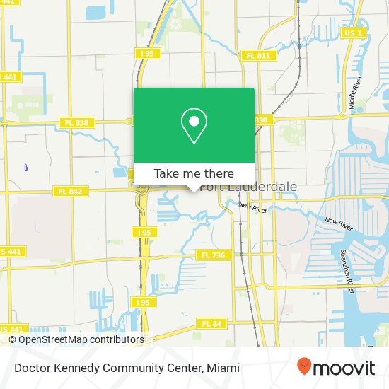 Mapa de Doctor Kennedy Community Center