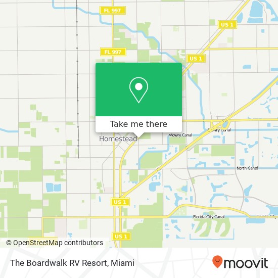 The Boardwalk RV Resort map