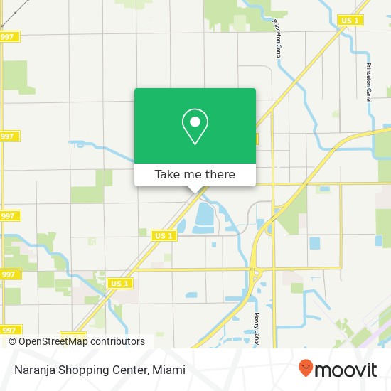 Naranja Shopping Center map