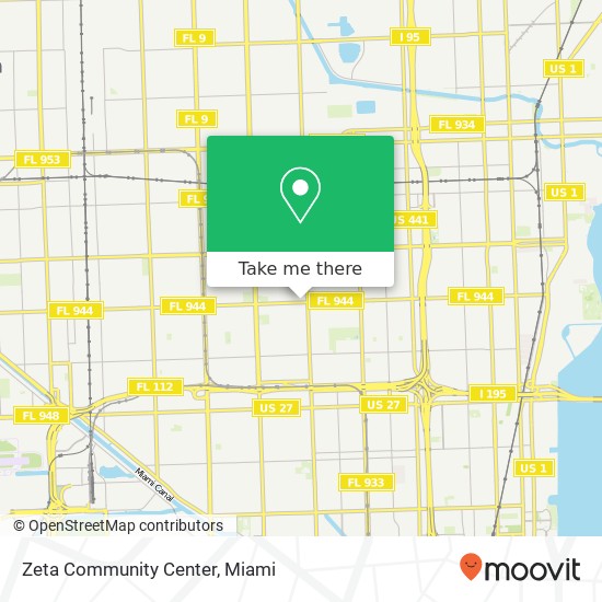 Zeta Community Center map