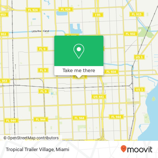 Tropical Trailer Village map