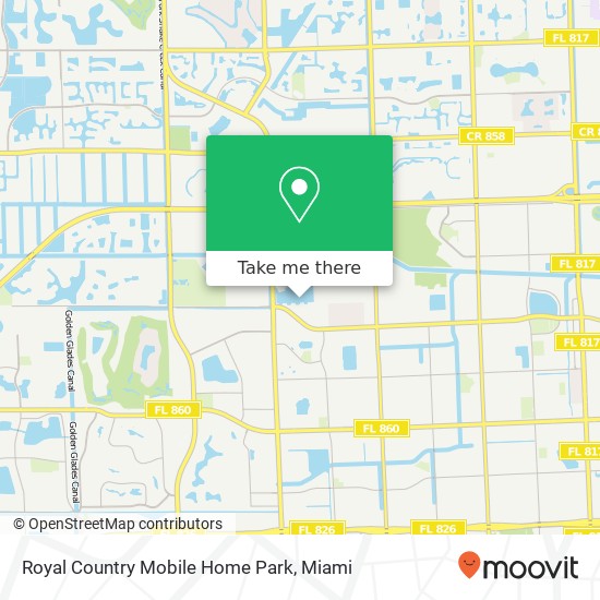 Royal Country Mobile Home Park map