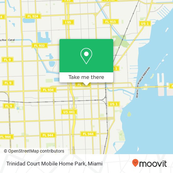 Trinidad Court Mobile Home Park map
