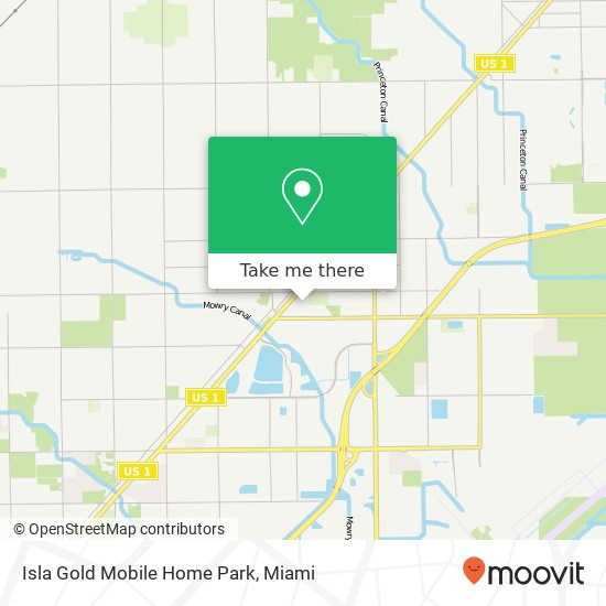 Mapa de Isla Gold Mobile Home Park