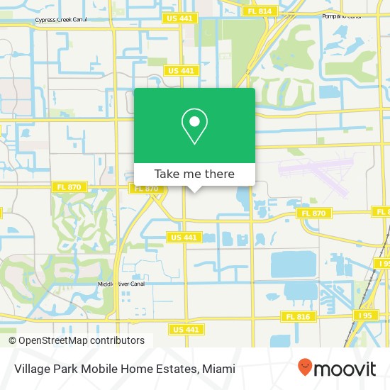 Mapa de Village Park Mobile Home Estates