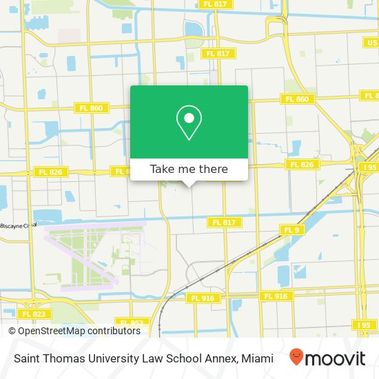 Mapa de Saint Thomas University Law School Annex