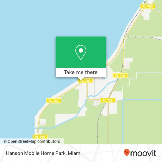 Mapa de Hanson Mobile Home Park