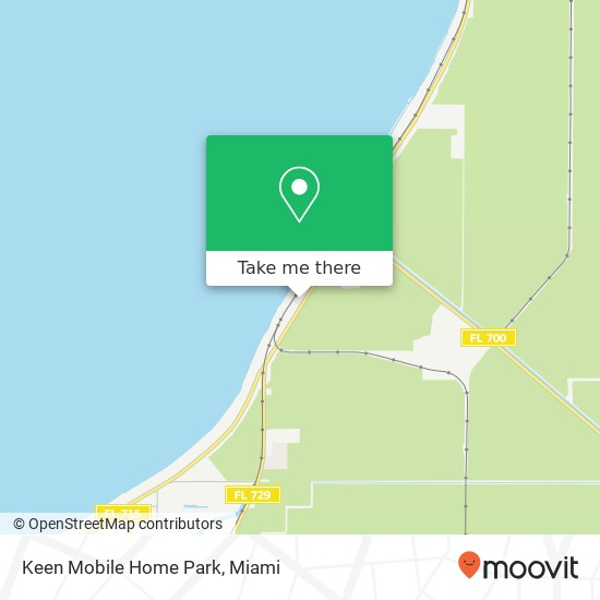 Mapa de Keen Mobile Home Park