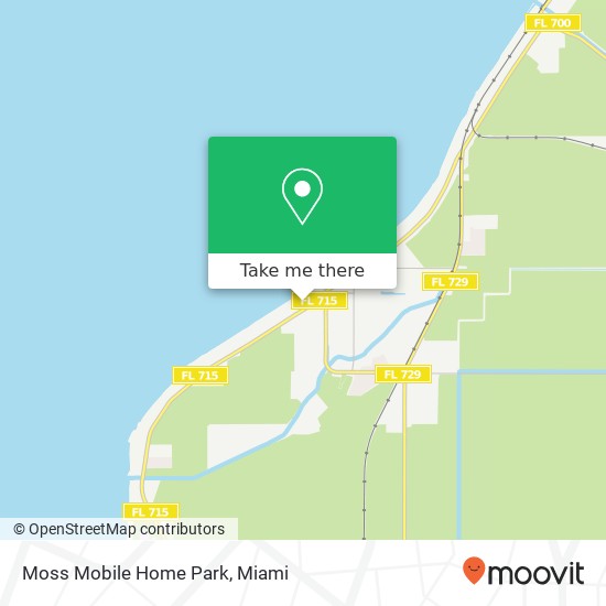 Mapa de Moss Mobile Home Park