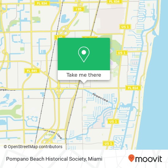 Pompano Beach Historical Society map