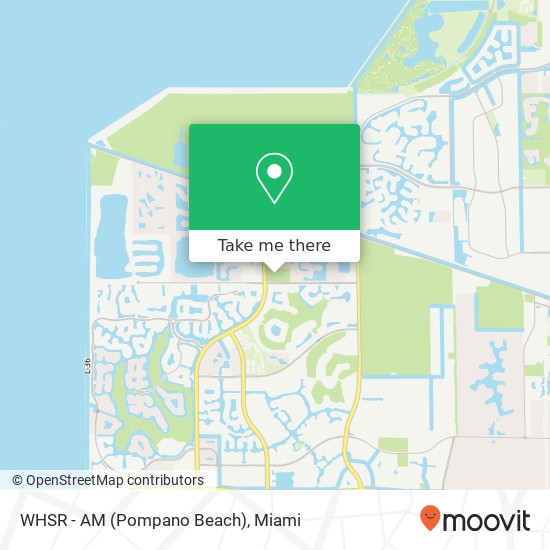 Mapa de WHSR - AM (Pompano Beach)