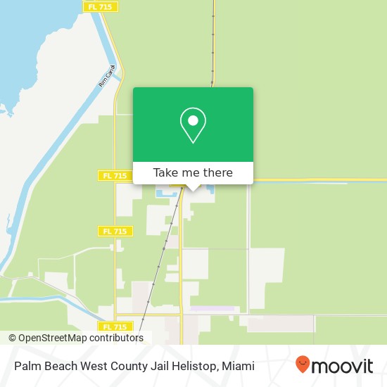Mapa de Palm Beach West County Jail Helistop