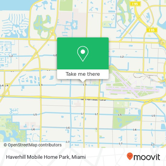 Haverhill Mobile Home Park map
