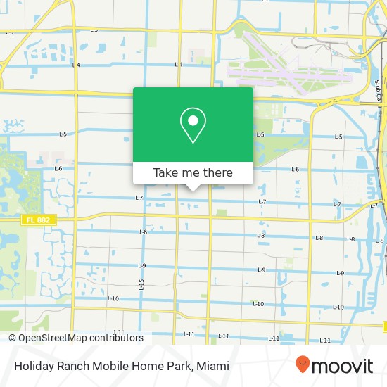 Mapa de Holiday Ranch Mobile Home Park