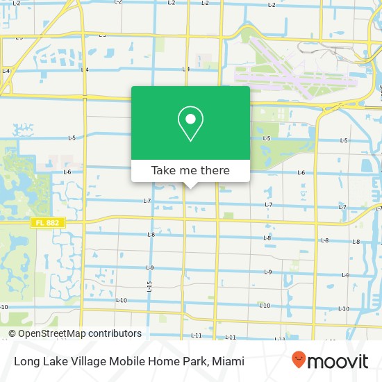 Mapa de Long Lake Village Mobile Home Park