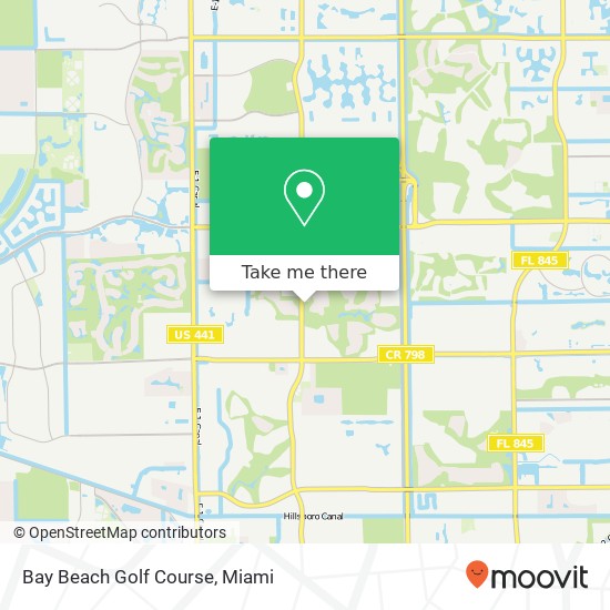 Bay Beach Golf Course map