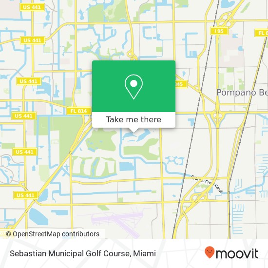 Sebastian Municipal Golf Course map