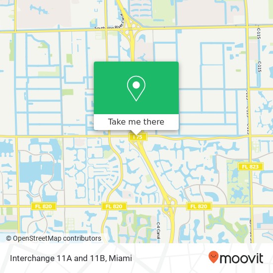 Mapa de Interchange 11A and 11B