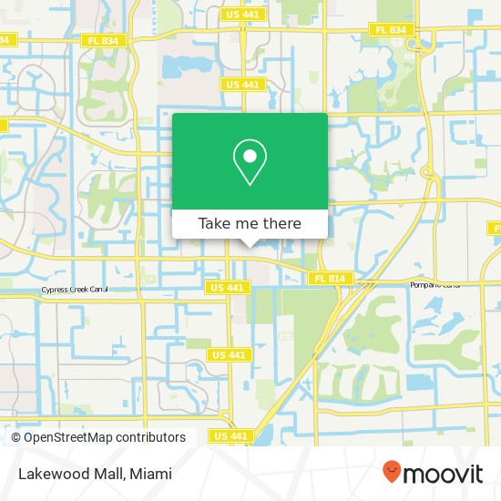 Lakewood Mall map