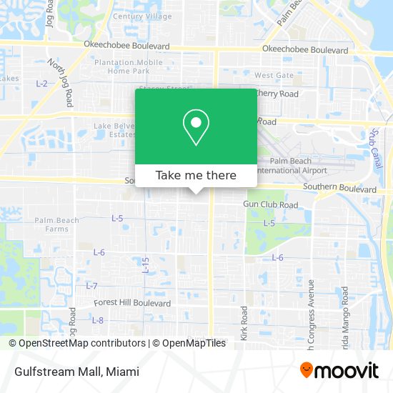 Mapa de Gulfstream Mall